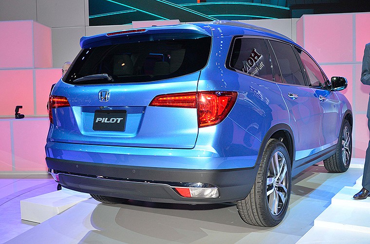 Honda Pilot 2016 lo dien trong bo anh thuc te-Hinh-5